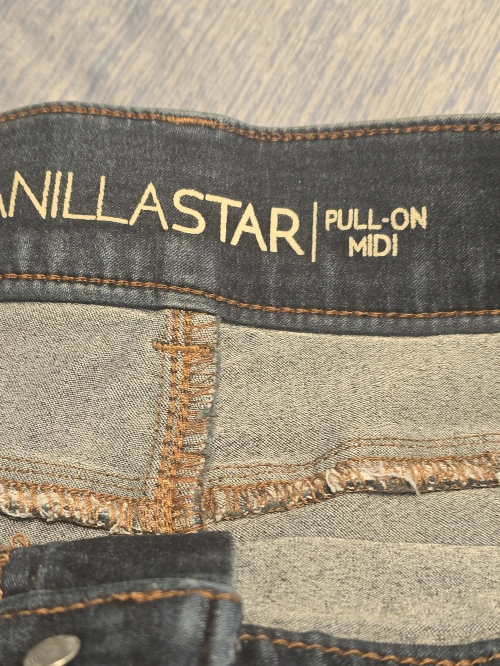 Vanilla Star Dark Gray Denim Jean Shorts